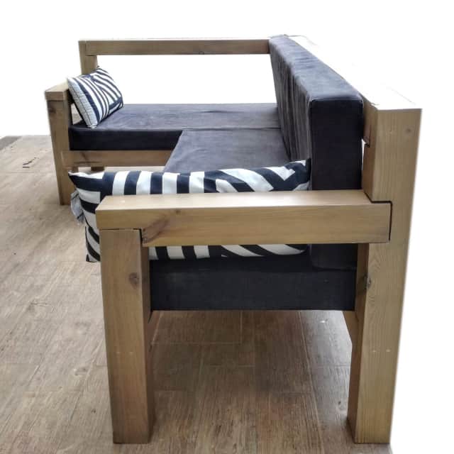 divano legno per esterno