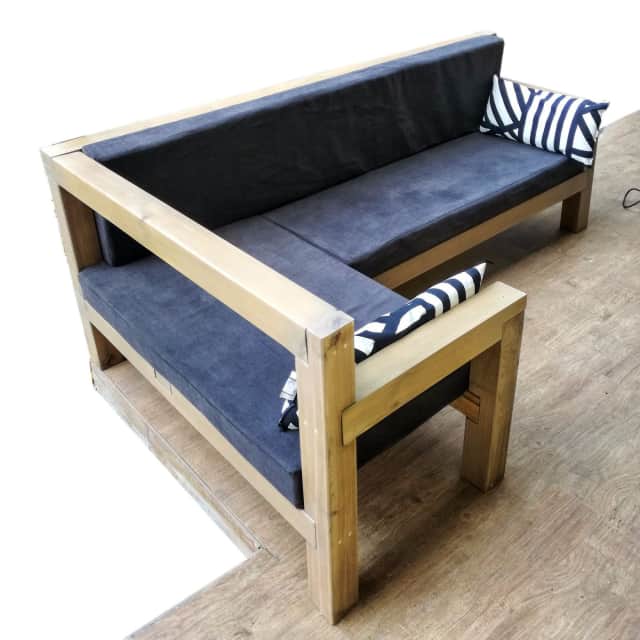 divano legno per esterno
